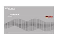 TV Delivery - Goldbach Media