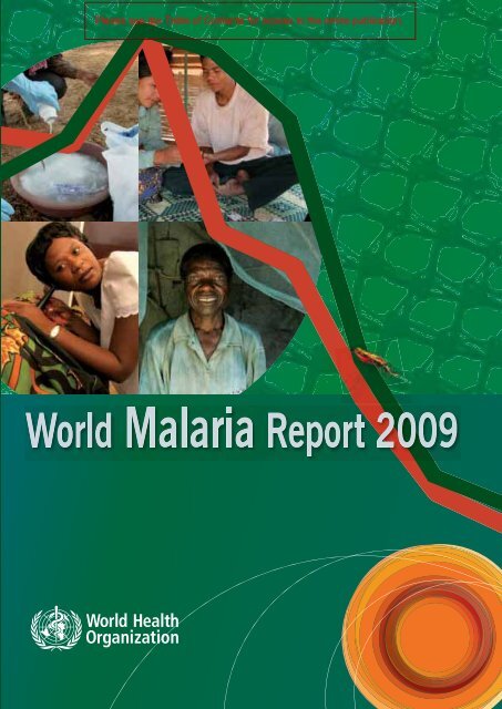 World malaria report 2009 - libdoc.who.int - World Health Organization