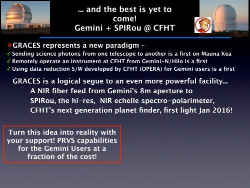 Gemini Remote Access to CFHT ESPaDOnS Spectrograph