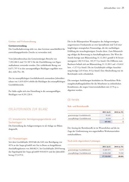 Jahresabschluss 2011 (pdf, 1.49 MB, DE) - GIZ