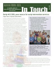 May 2012 - Green Hills AEA