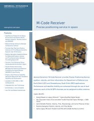 M-Code Receiver - General Dynamics Advanced Information Systems