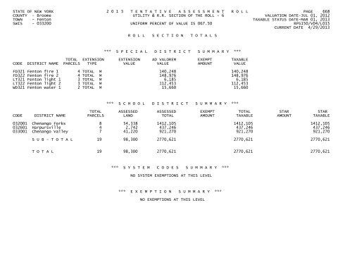 Town of Fenton - Broome County