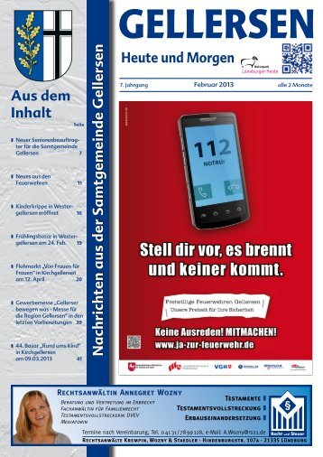 Mitteilungsblatt 02/2013 (pdf 14,2 MB) - Samtgemeinde Gellersen