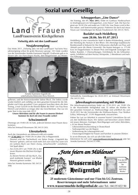 Mitteilungsblatt 02/2013 (pdf 14,2 MB) - Samtgemeinde Gellersen