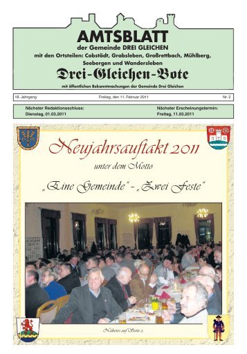 Neujahrsauftakt 2011 - Gemeinde-drei-gleichen.de