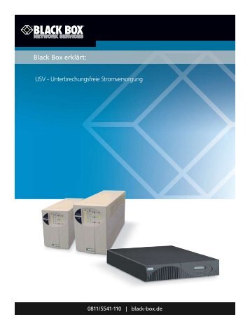 USV - Black Box Deutschland Gmbh