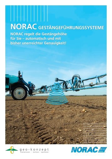 NORAC GestäNGefühRuNGssysteme - geo-konzept GmbH