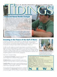 Tidings 11/06 - Gulf of Maine Research Institute