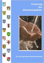 Trennung der Abwassergebühr - Gemeinde Dornburg