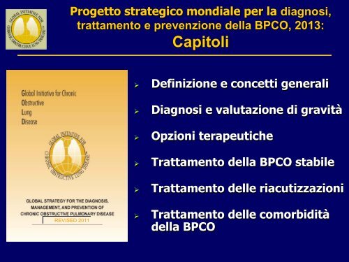 Progetto strategico mondiale per la diagnosi, trattamento e ... - GOLD