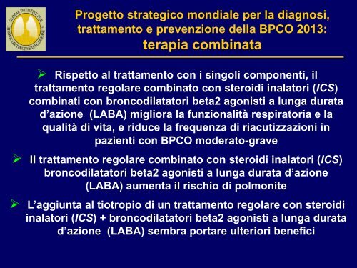 Progetto strategico mondiale per la diagnosi, trattamento e ... - GOLD