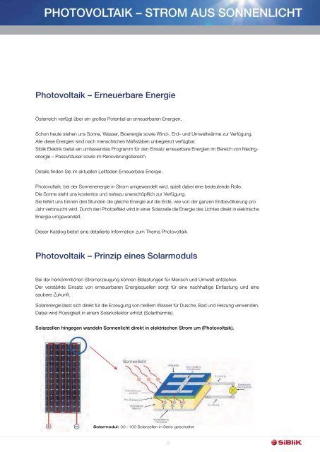 PV-Netzkopplung 2011 - Siblik Elektrik GmbH & Co. KG