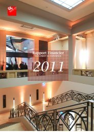 Rapport financier - GL events