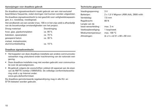 Draadloze gemotoriseerde regelaandrijving - Gira