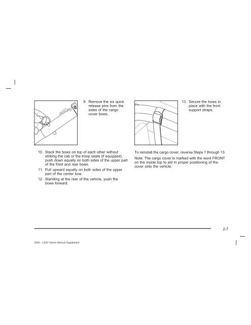 2005 LSSV Owner Manual Supplement - GM Fleet