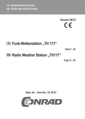 Funk-Wetterstation - German Electronics
