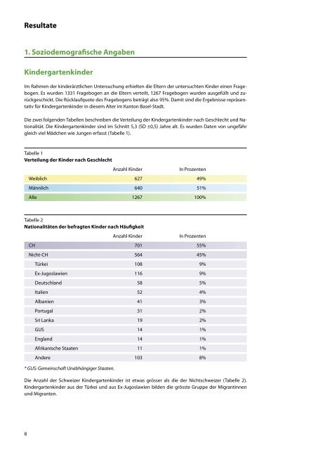 Kinder - Gesundheit.bs.ch - Kanton Basel-Stadt