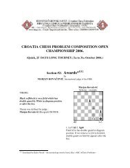 croatia chess problem composition open championship 2006.