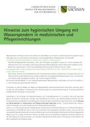 Wasserspender in medizinischen und Pflegeeinrichtungen