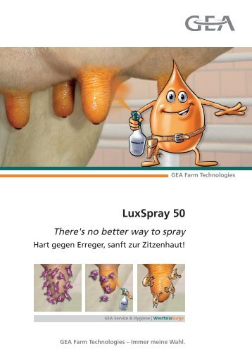 LuxSpray 50 - GEA Farm Technologies