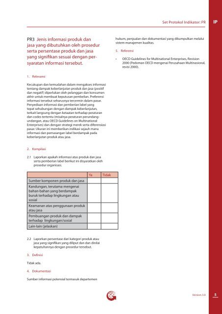 Set Protokol Indikator Ekonomi (EC) - Global Reporting Initiative