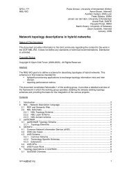 Network topology descriptions in hybrid networks - Open Grid Forum