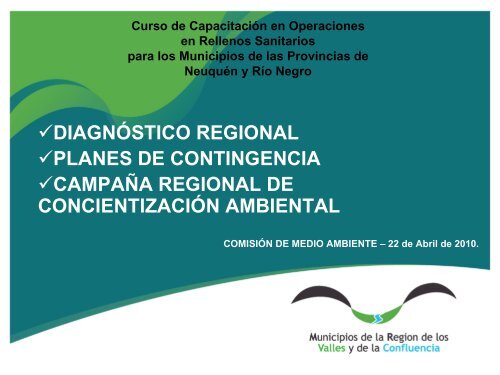 diagnóstico regional planes de contingencia campaña regional de ...