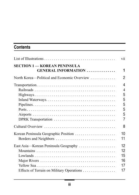 NORTH KOREA COUNTRY HANDBOOK