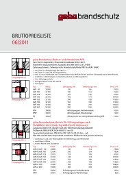 BruttopreisListe 06/2011 - geba Brandschutz