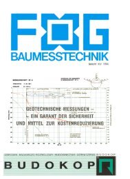 Geotechnische Messungen - GLÖTZL Gesellschaft für ...