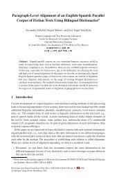 LNAI 4188 - Paragraph-Level Alignment of an English-Spanish ...