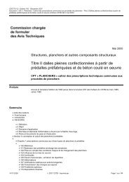 Titre II dalles pleines confectionnées à partir de - Document sans nom