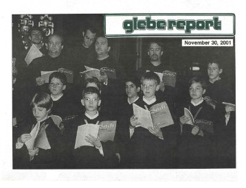 Glebe Report - Volume 31 Number 11 - November 30 2001