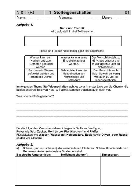 N & T (R) 1 Stoffeigenschaften 01 - Gegenschatz.net