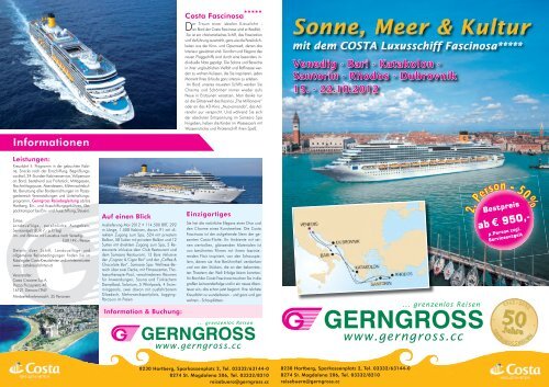 Sonne, Meer & Kultur - Reisebüro Gerngross GmbH