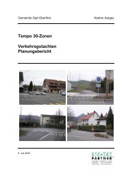 Tempo 30-Zonen Verkehrsgutachten Planungsbericht