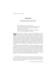 Editorial - Gestalt International Study Center