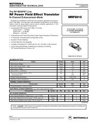 RF Power Field Effect Transistor MRF5015 - igor