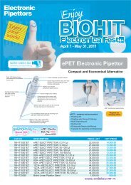 Electronic Pipettors - Gibthai
