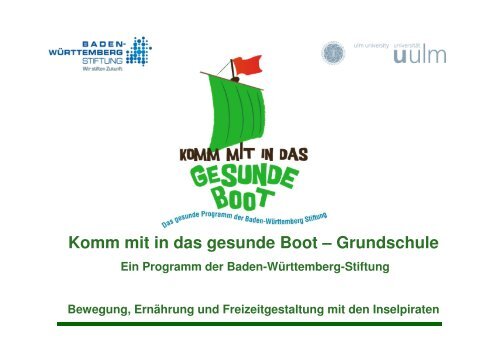 Komm mit in das gesunde Boot – Grundschule