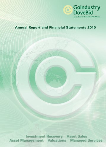 Annual Report and Financial Statements 2010 - GoIndustry DoveBid