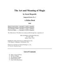 Regardie: The Art and Meaning of Magic