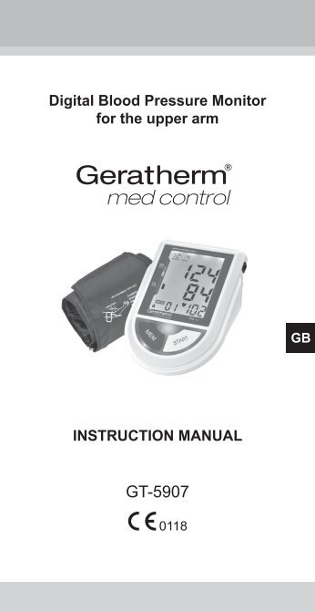 user manual Geratherm med control