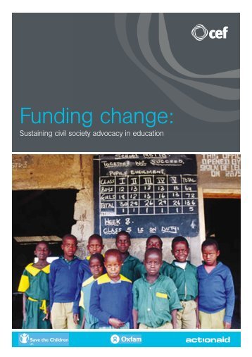 Funding Change: Sustaining Civil Society Advocacy in Education