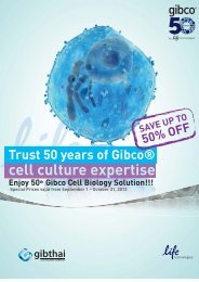 cell culture expertise - Gibthai