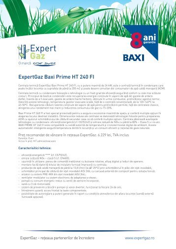ExpertGaz Baxi Prime HT 240 FI