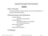 Equatorial Ionospheric Electrodynamics