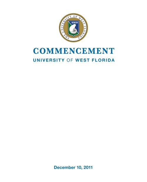 COMMENCEMENT EXERCISES - UWF