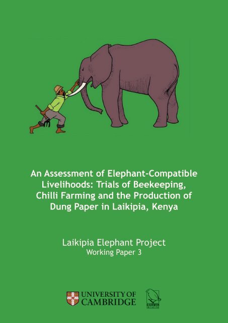 An Assessment of Elephant-Compatible Livelihoods - University of ...